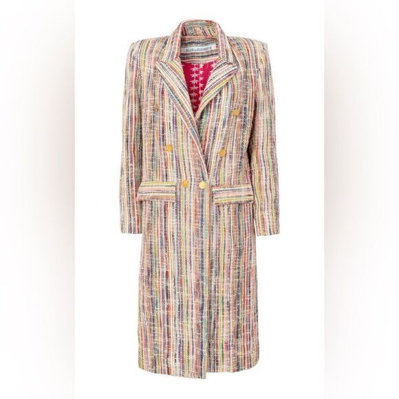 Alix of Bohemia Wade Rainbow Boucle Coat